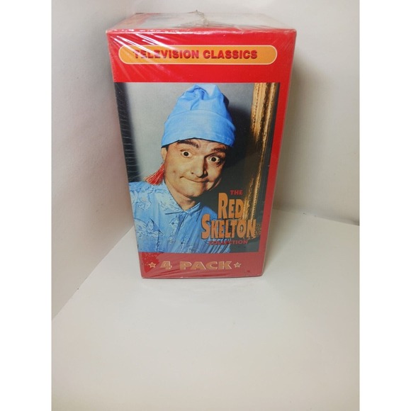 The Red Skelton Collection 4 Pack Box Set VHS New Factory Sealed Collectible - Picture 2 of 6